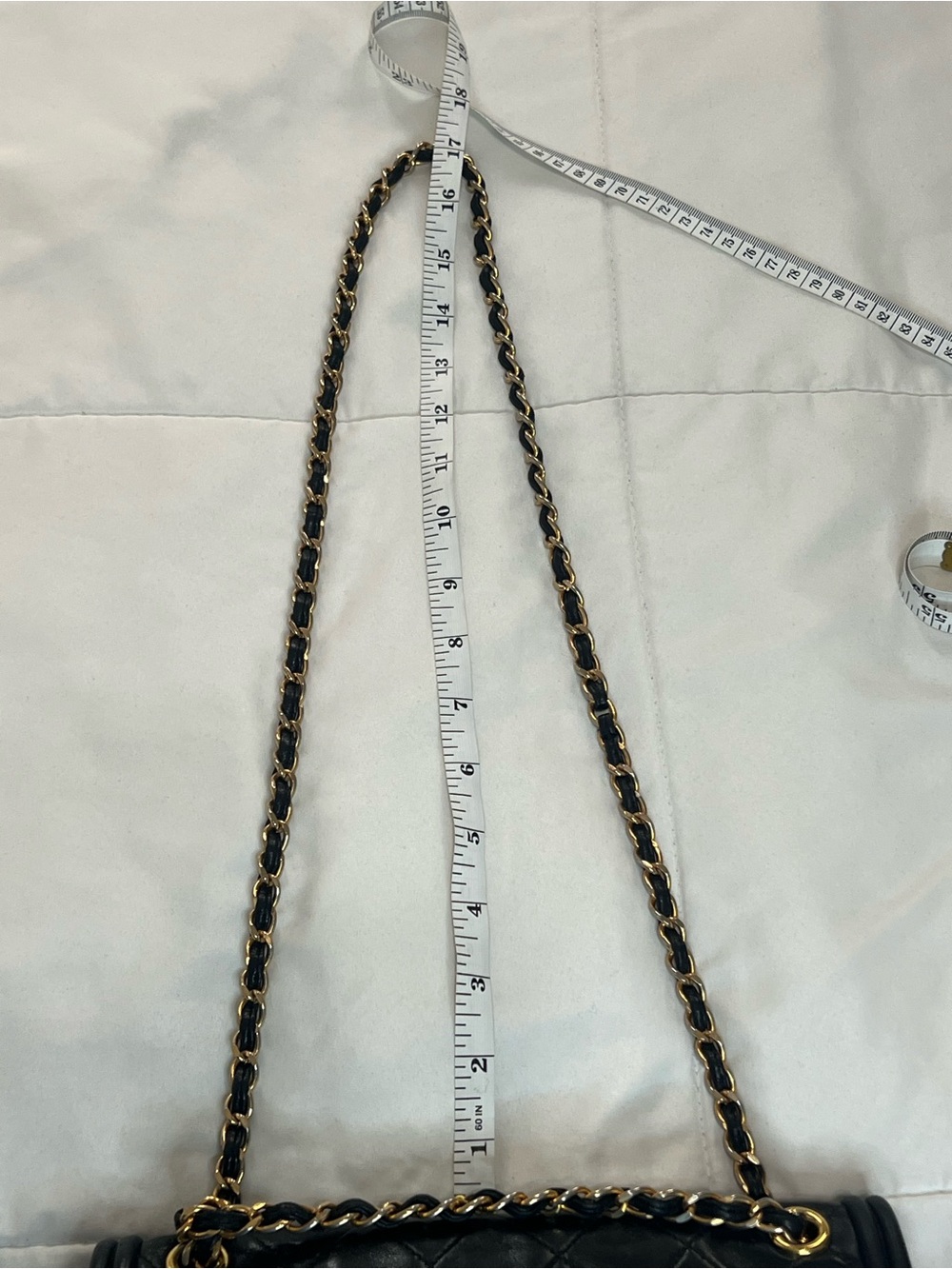 Chanel Gold Chain Matelasse Lambskin Shoulder Bag - Picture 16 of 16